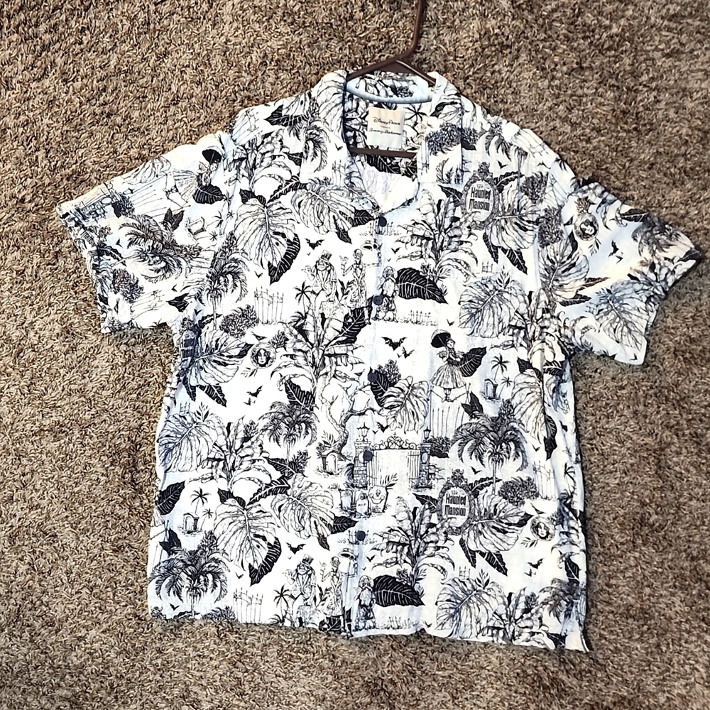 Disney Parks x Tommy Bahama Haunted Mansion Shirt XL